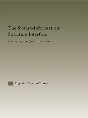 cover image of The Syntax-Information Structure Interface